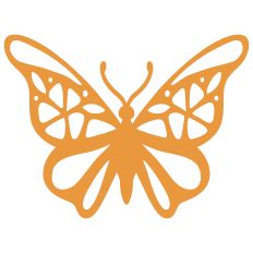 Butterfly Silhouette SVG Design for Paper Crafting, Vinyl