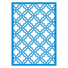 Quatrefoil in Square A6 Card Front Overlay