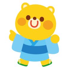 Bear in a yukata