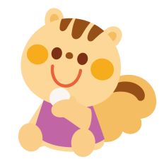 squirrel with otsukimi