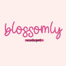 Blossomly Script Font