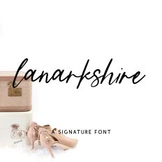 Lanarkshire Script Font