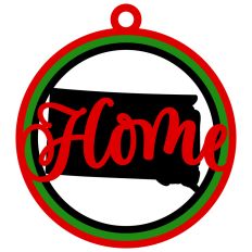 South Dakota Home Ornament Design