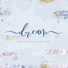 Dream Script Font with Swashes