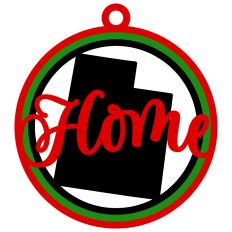 Utah Home Ornament Design