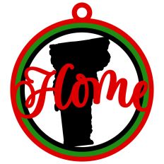 Vermont Home Ornament Design