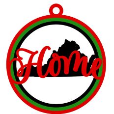 Virginia Home Ornament Design