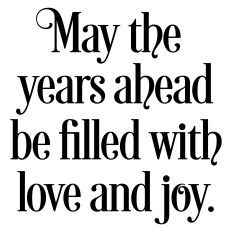 Wedding or Engagement Card Sentiment