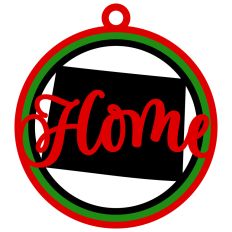 Wyoming Home Ornament Design