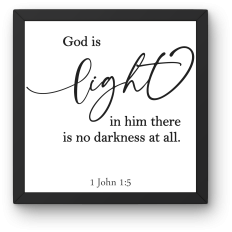 1 John 1:5 Scripture SVG Christian Cut File
