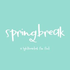 Springbreak Handwriting Font