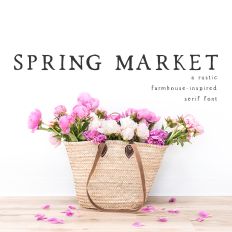 Spring Market Rustic Serif Font