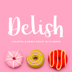 Delish Script Font