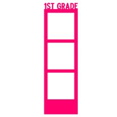 First Grade Photostrip Frame