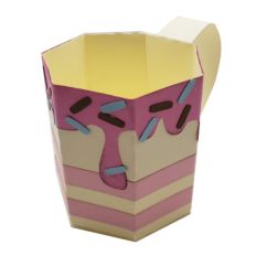 3D - Birthday Cake Mug Box