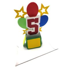 5th Birthday Pop Up Card