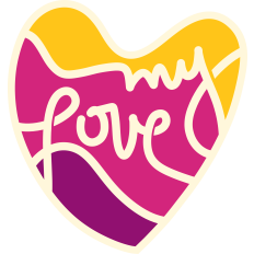 My Love Heart - Valentine's Day, SVG Cut File