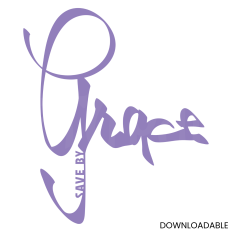 Saved by Grace SVG | Handwritten Christian Cut File