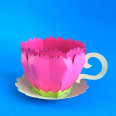 Peony Flower Cup Gift Box