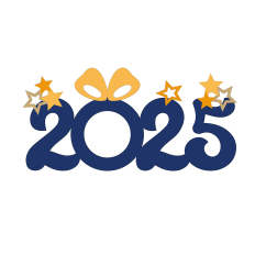 2025 with stars