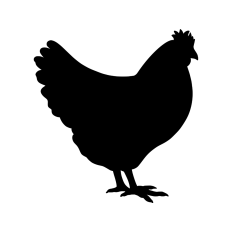 Chicken silhouette