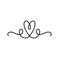 Heart swirls