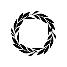round wreath frame
