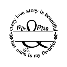 Every love story is beautiful name frame