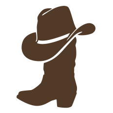 Cowboy Boot and Hat