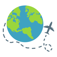 Globe and Plane