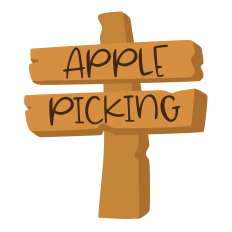 Apple Picking Sign