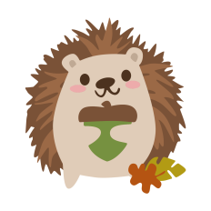 Hedgehog with Acorn