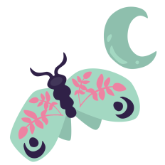 Moon Moth Flourish