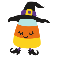 Candy Corn Witch