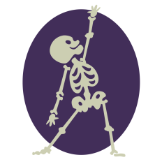 Yoga Skelly Extended Triangle