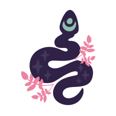 Snake with Flourish