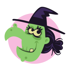 Silly Witch Face