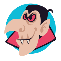 Silly Vampire Face