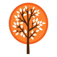Simple Fall Tree