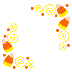 Candy Corn Flourish