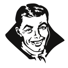 Retro Vampire Face