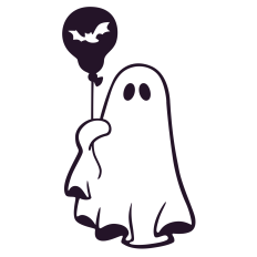 Ghost with Balloon