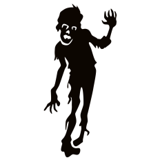Zombie Silhouette 2