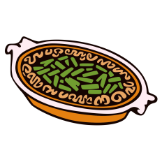 Green Bean Casserole Cartoon