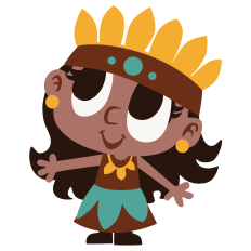 Cute Native American Girl