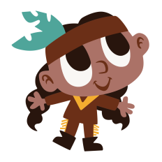 Cute Native American Boy