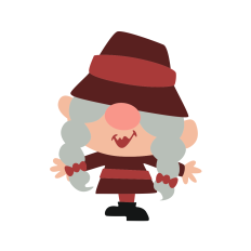 Gnome Lady Pilgrim