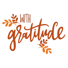 With Gratitude