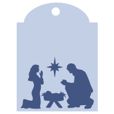 Nativity Gift Tag