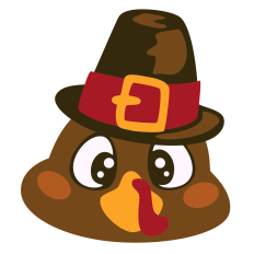 Turkey with Pilgrim Hat